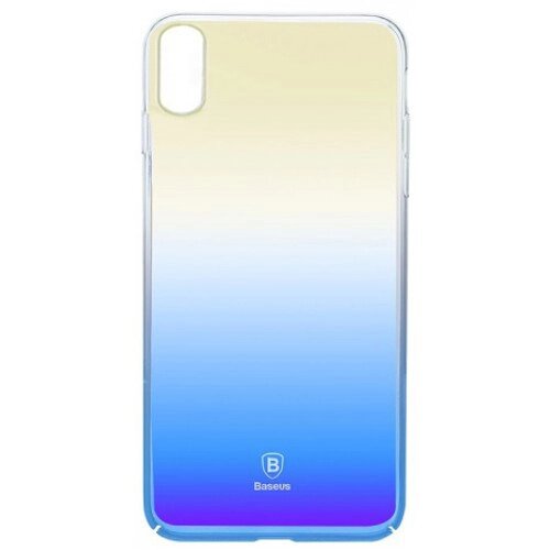 Чохол Baseus для iPhone X/Xs Glaze blue (WIAPIPHX-GC03) від компанії Price Killer - фото 1