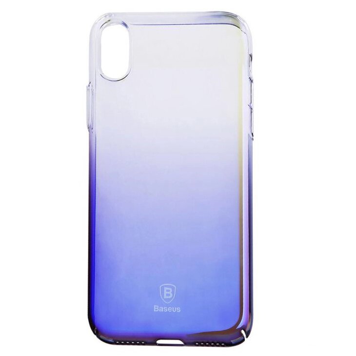 Чохол Baseus для iPhone X/Xs Glaze Purple (WIAPIPHX-GC01) від компанії Price Killer - фото 1