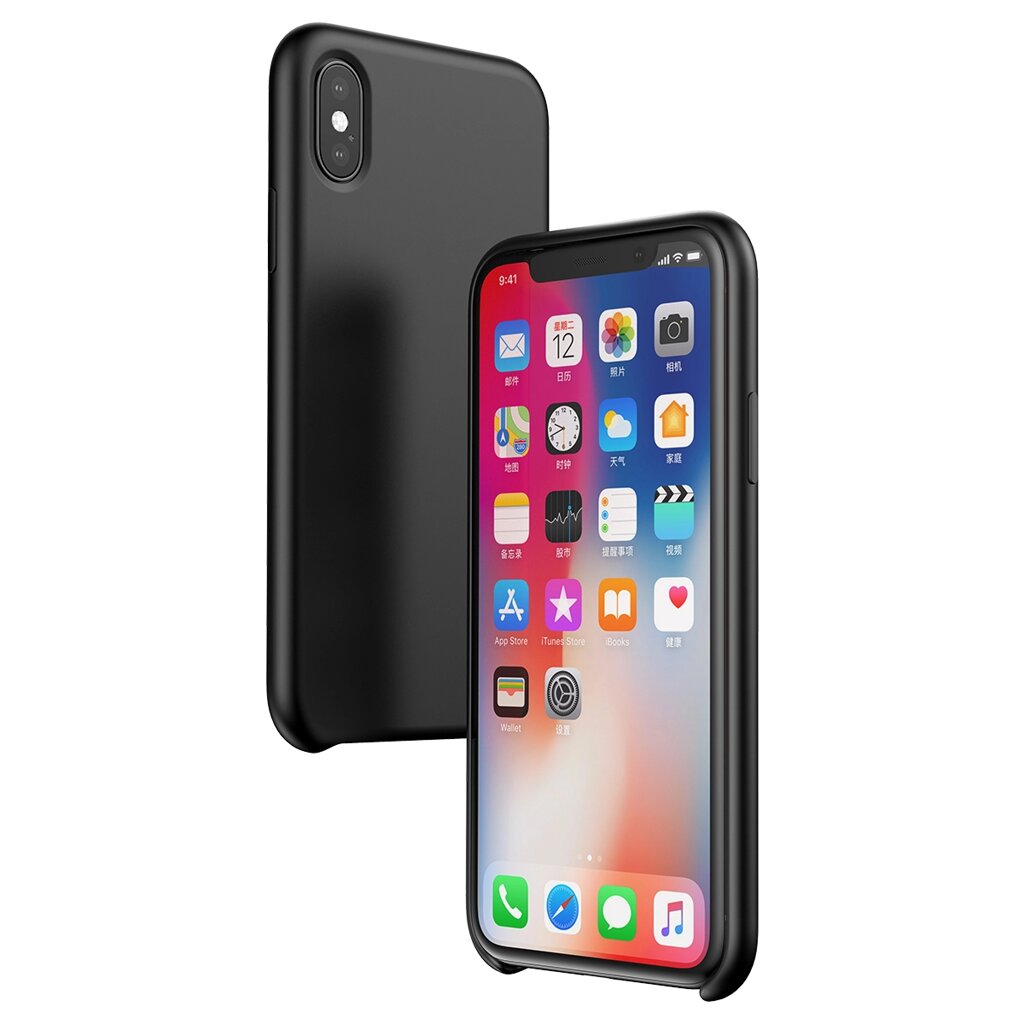 Чохол Baseus для iPhone X/Xs Original LSR Black (WIAPIPHX-SL01) від компанії Price Killer - фото 1