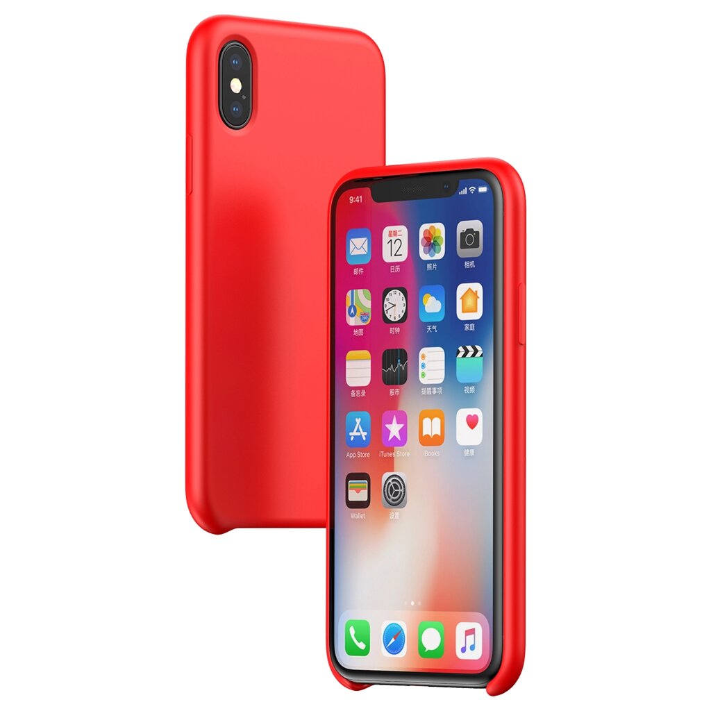 Чохол Baseus для iPhone X/Xs Original LSR Red (WIAPIPHX-SL09) від компанії Price Killer - фото 1