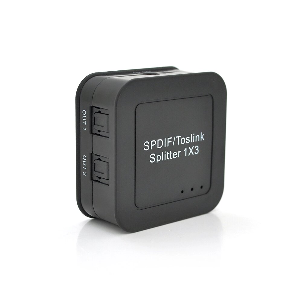 Цифровий оптичний роздільник звуку SPDIF / Toslink 1x3 від компанії Price Killer - фото 1