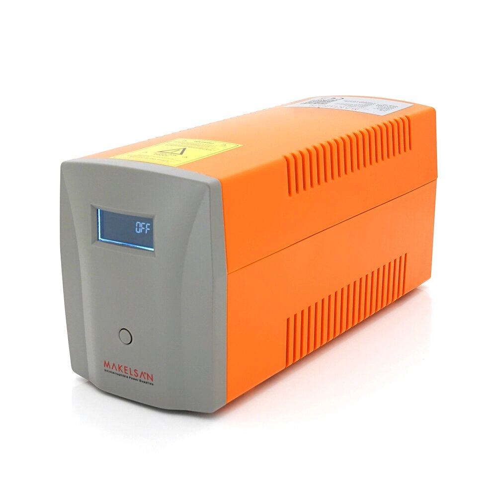 ДБЖ MAKELSAN Lion1200VA (720W) Standby-L, LCD, 170-280VAC, AVR 1st, 3xSCHUKO socket, 2x12V7Ah, Plastic Case ( 150 х 353  від компанії Price Killer - фото 1