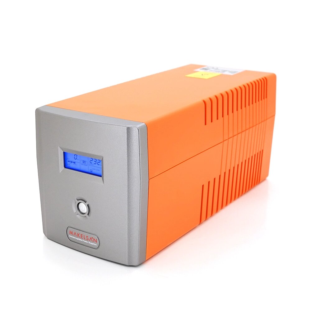 ДБЖ MAKELSAN Lion1500VA (900W) Standby-L, LCD, 170-280VAC, AVR 1st, 3xSCHUKO socket, 2x12V9Ah, Plastic Case ( 150 х 353  від компанії Price Killer - фото 1