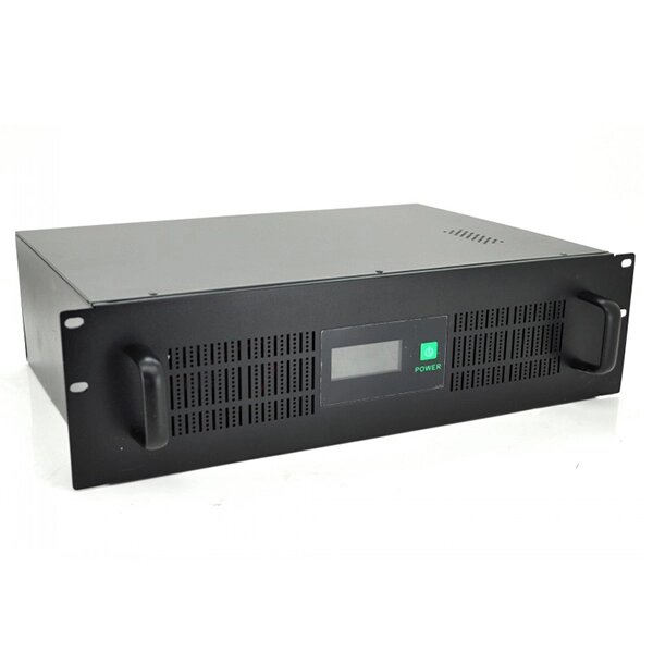 ДБЖ Ritar  RTO-1500-LCD (900W), LCD, AVR, 3st, 2xSCHUKO socket, 2x12V9Ah, metal Case Q1 (480(440)*315*130) від компанії Price Killer - фото 1