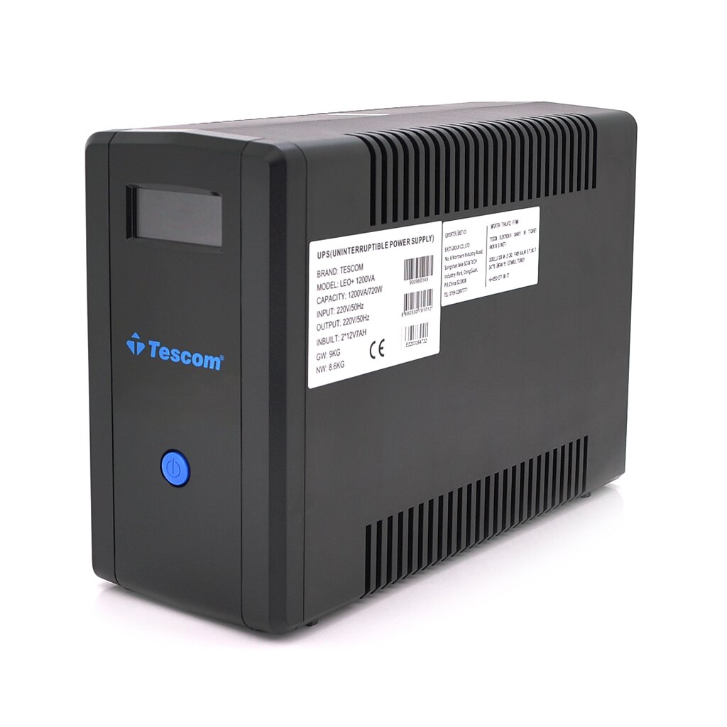 ДБЖ TESCOM TCM1200 (720W), LCD, AVR, 3st, 4xSCHUKO socket, 2x12V7Ah, RS232, USB, RJ45, plastik Case ( 460 x 225 x 245 )  від компанії Price Killer - фото 1