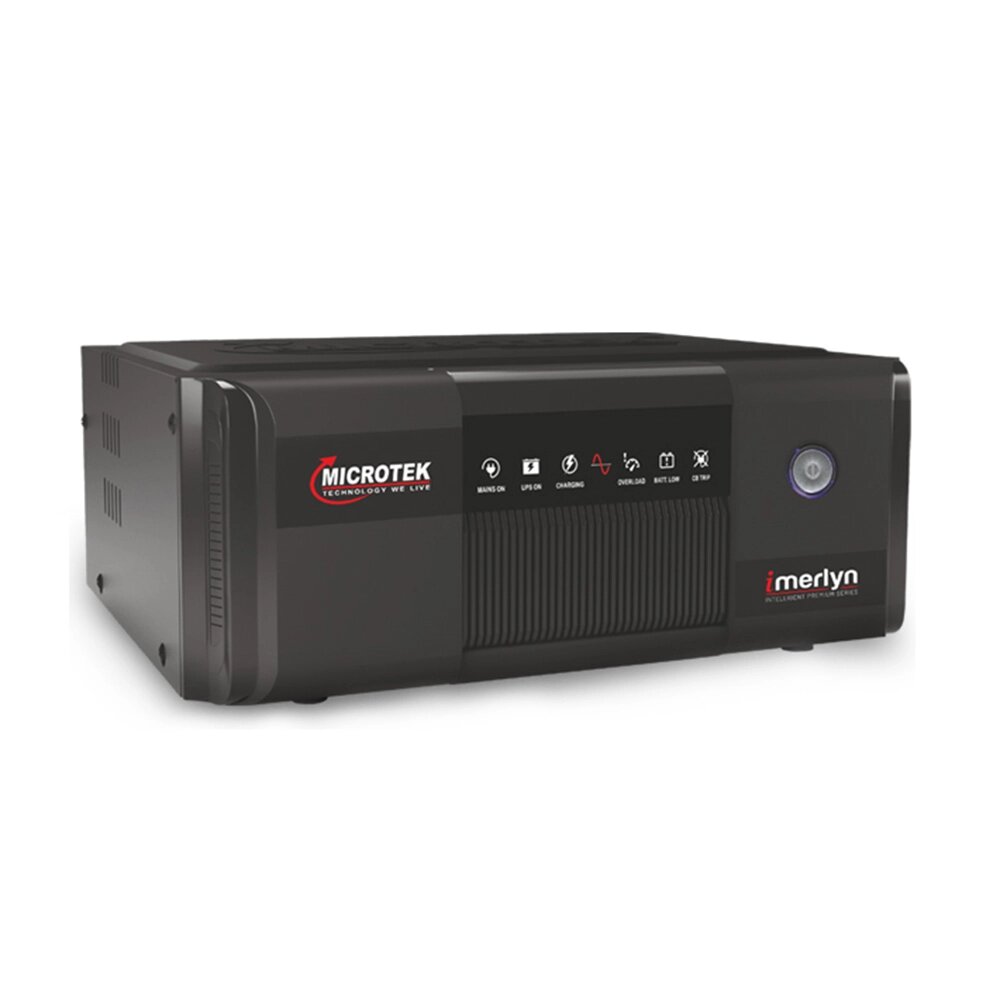 ДБЖ з правильною синусоїдою та швидкою зарядкою Microtek Merlyn SW 1250/12V (825W), під зовнішній АКБ 12V, струм заряду 10A від компанії Price Killer - фото 1