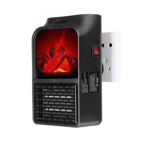 Електро обігрівач Flame Heater Plus з LCD дисплеєм і пультом від компанії Price Killer - фото 1