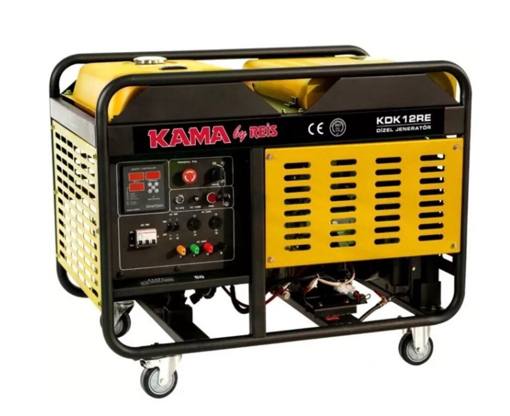 Генератор дизельний KDK12RE, 12KVA/10KW, однофазний 230V, Water COOL, об'єм 34л від компанії Price Killer - фото 1