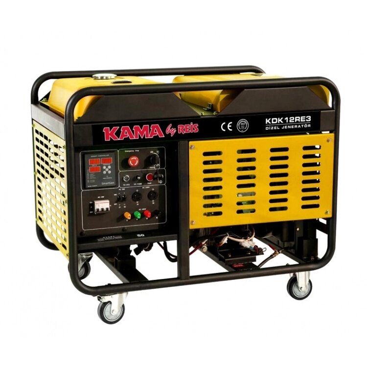 Генератор дизельний KDK12RE3, трифазний 230/400V, 50Hz, 12KVA, Water COOL, обсяг 34л від компанії Price Killer - фото 1