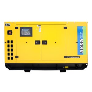 Генератор дизельний AKSA - A4CRX47, трифазний 230/400V, 50Hz, 55KVA ( 44КВт ), обсяг 180л, комплектується АВР (30689),