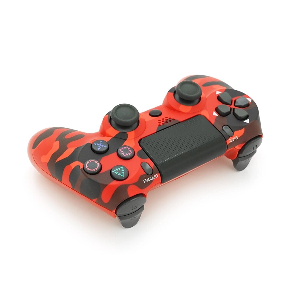 Геймпад бездротової Voltronic для PS4 Wireless DOUBLE Vibration 4(Red/Haki), 3.7V, 500mAh, Blister від компанії Price Killer - фото 1