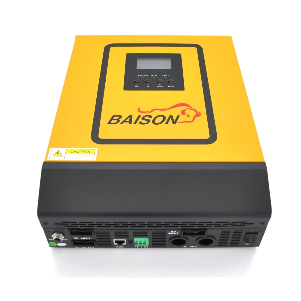 Гібридний інвертор BAISON PS-PLUS-3KV, 3000W, 24V, струм заряду 0-30A, 170-280V, MPPT ( 50А, 30-40 Vdc) від компанії Price Killer - фото 1