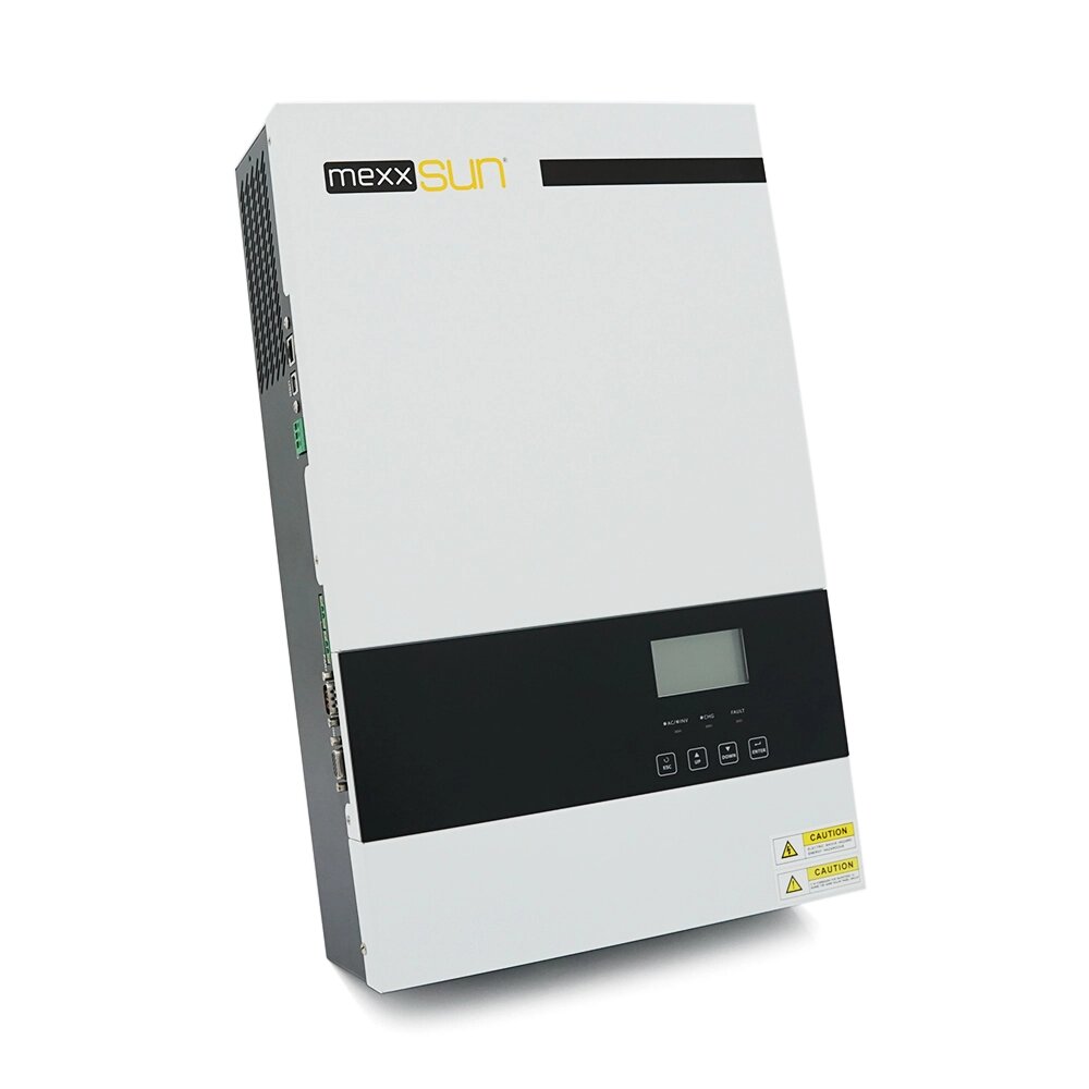 Гібридний інвертор MEXXSUN VMII PRO 3,0KW, 3000VA/3000w , 24V, струм заряду 0-80A, 160-275V, МРРТ120-450 ( 100А, 500 Vdc) від компанії Price Killer - фото 1