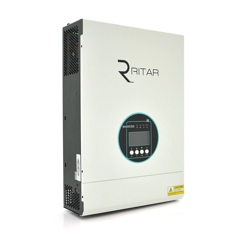 Гібридний інвертор RITAR RTSVMH-MPPT-5048, 5000W, 48V, 160-275V, MPPT ( 80А, 120-430 Vdc) Parallel від компанії Price Killer - фото 1