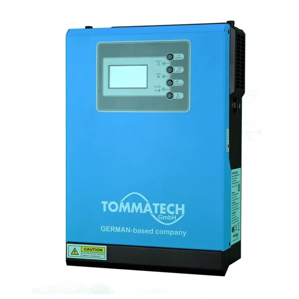 Гібридний інвертор TOMMATECH 3.6kW HV 24V струм заряду 80А MPPT (120-450) від компанії Price Killer - фото 1