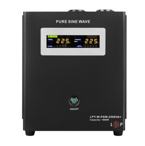 Дбж з правильною синусоїдою 24V LPY-W-PSW-2500VA+(1800вт)10A/20A