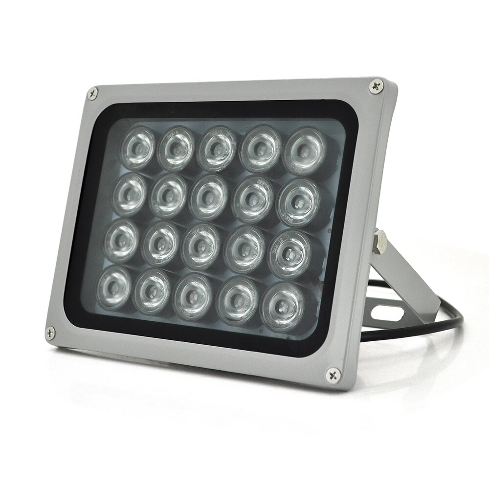 ІК прожектор YOSO 12V 40W, 20LED, IP66, 850Нм, кут огляду 60 °, лінза 8мм, дальність до 80м, 180 * 115 * 140мм, BOX від компанії Price Killer - фото 1