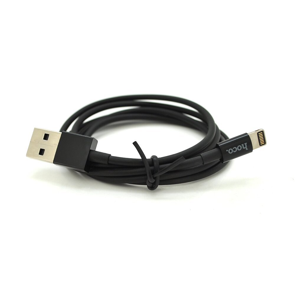 Кабель Hoco X23 Skilled, Lightning-USB, Black, довжина 1м, BOX від компанії Price Killer - фото 1