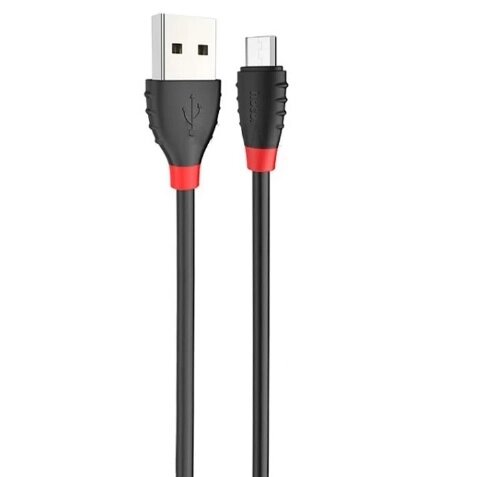 Кабель Hoco X27 Excellent, Micro-USB, 2.4A, Black, довжина 1,2 м, BOX від компанії Price Killer - фото 1