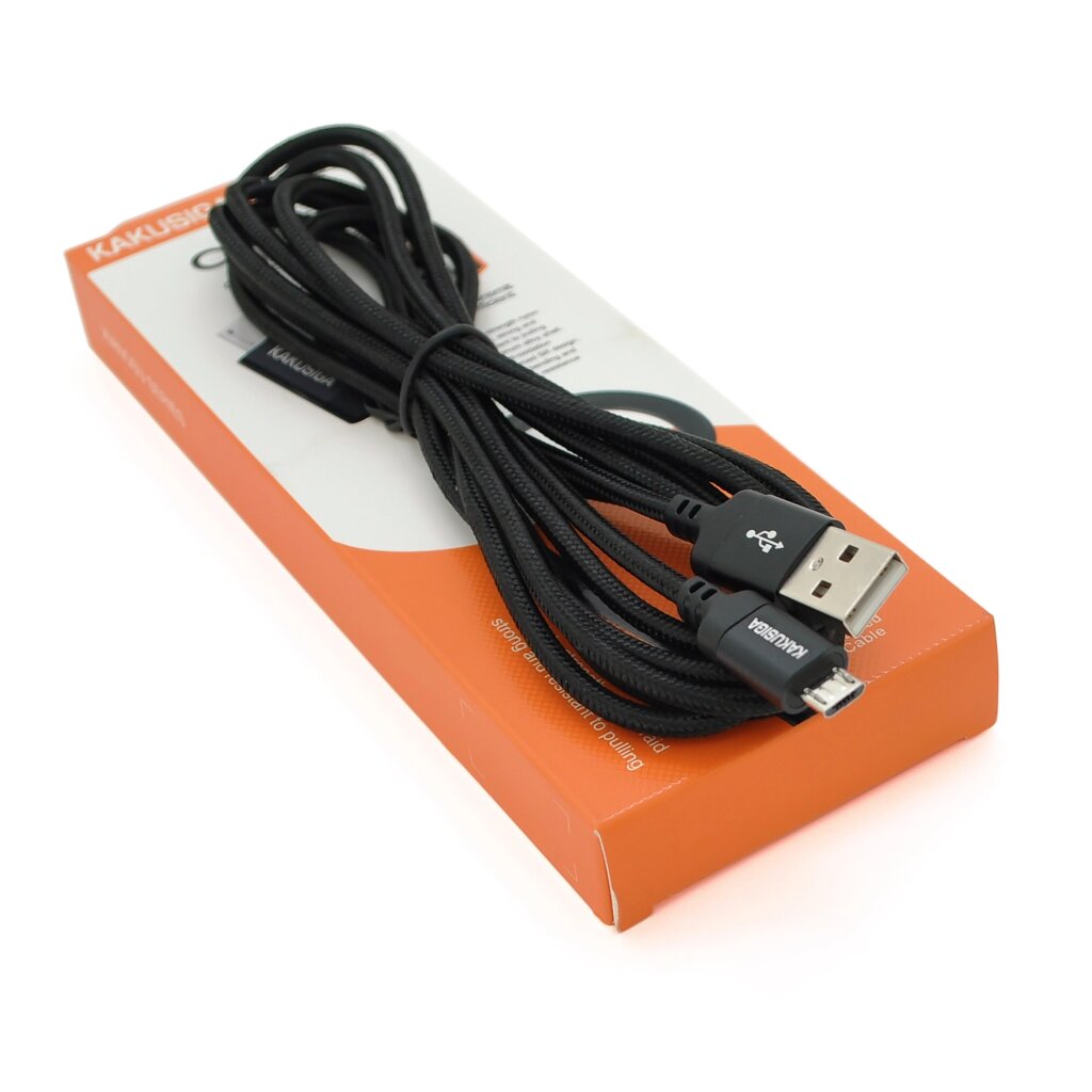 Кабель iKAKU KSC-698 XIANGSU Smart fast charging data cable for micro, Black, довжина 2м, BOX від компанії Price Killer - фото 1