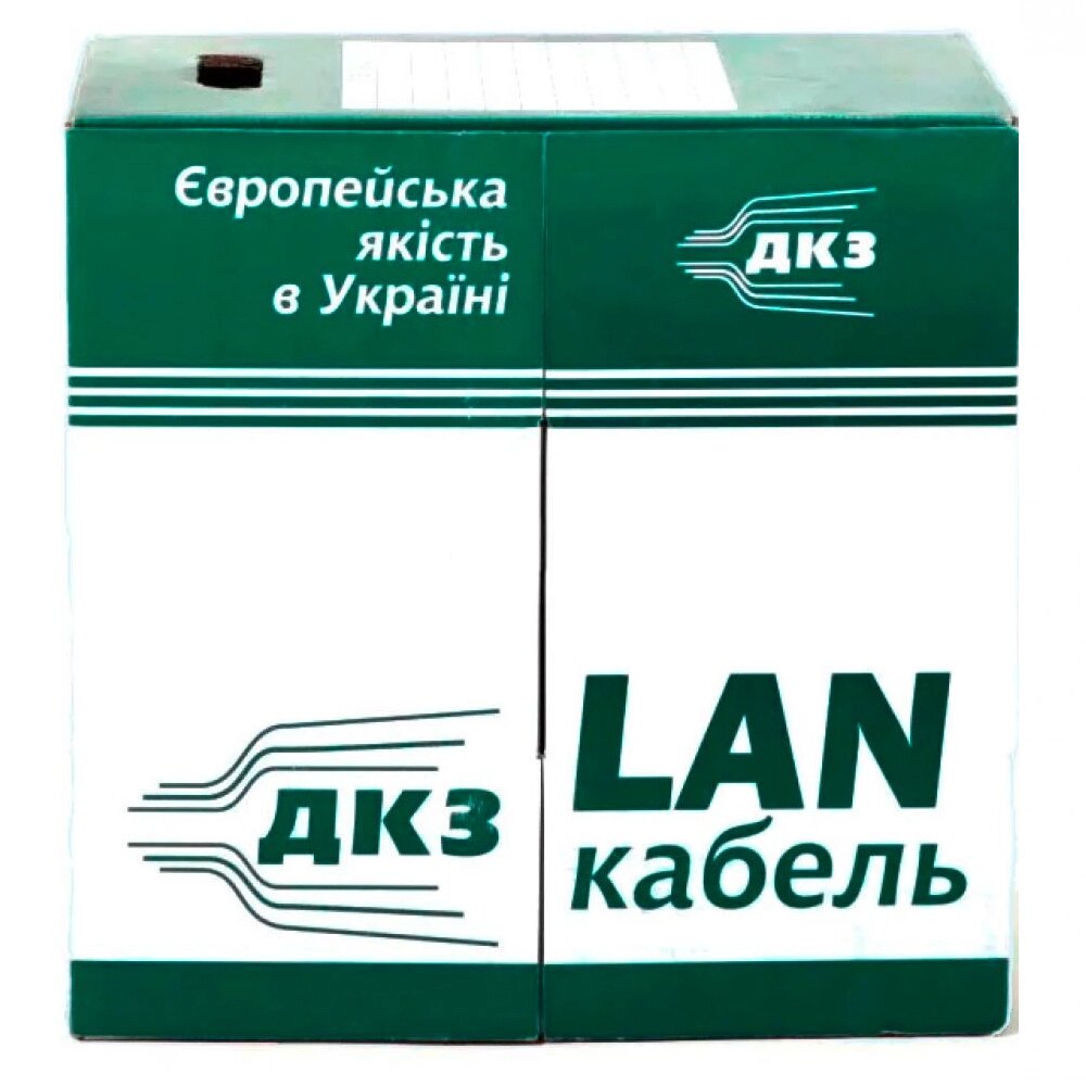 Кабель КВПЕ FTP 4х2х0,55 мм, ДКЗ, (CU), екран., Для внутр. робіт, CAT 6, 305м. від компанії Price Killer - фото 1