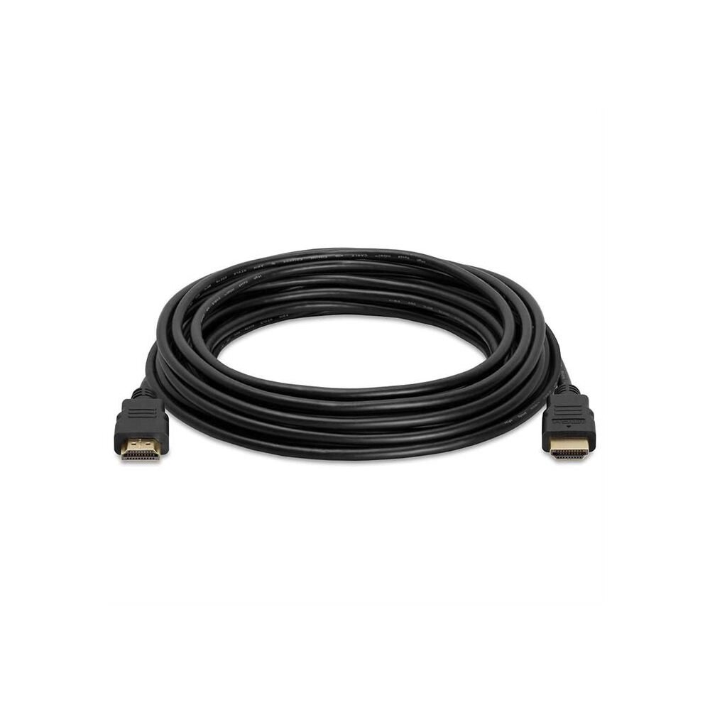 Кабель Merlion HDMI-HDMI HIGH SPEED 3.0m, v1.4, OD-7.5mm, круглий Black, конектор Black, (Пакет) Q125 від компанії Price Killer - фото 1