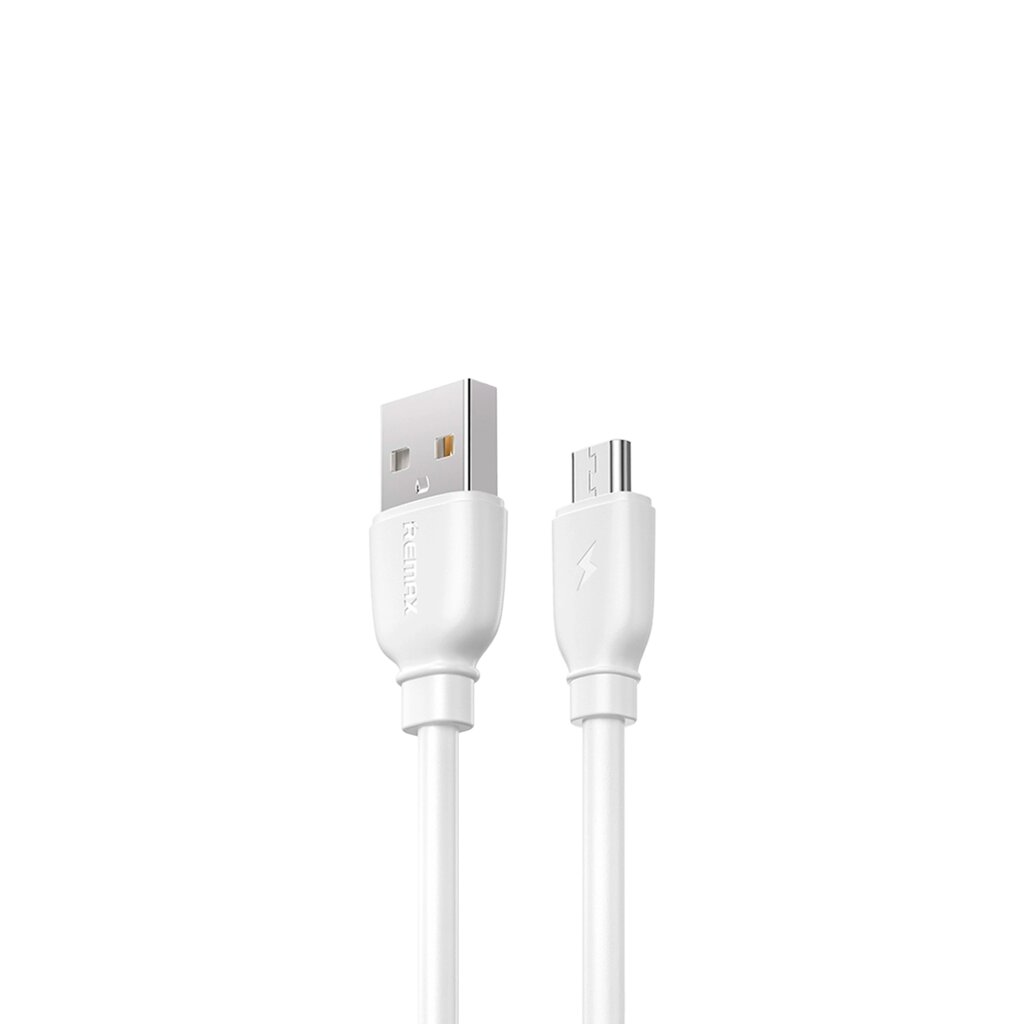 Кабель Remax Suji Pro USB 2.0 to microUSB 2.4A 1M Білий (RC-138m-w) від компанії Price Killer - фото 1