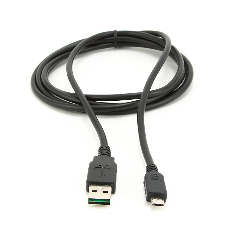 Кабель USB 2.0 ( AM / Miсro 5 pin) 1,8 м, чорний, Пакет Q250 від компанії Price Killer - фото 1