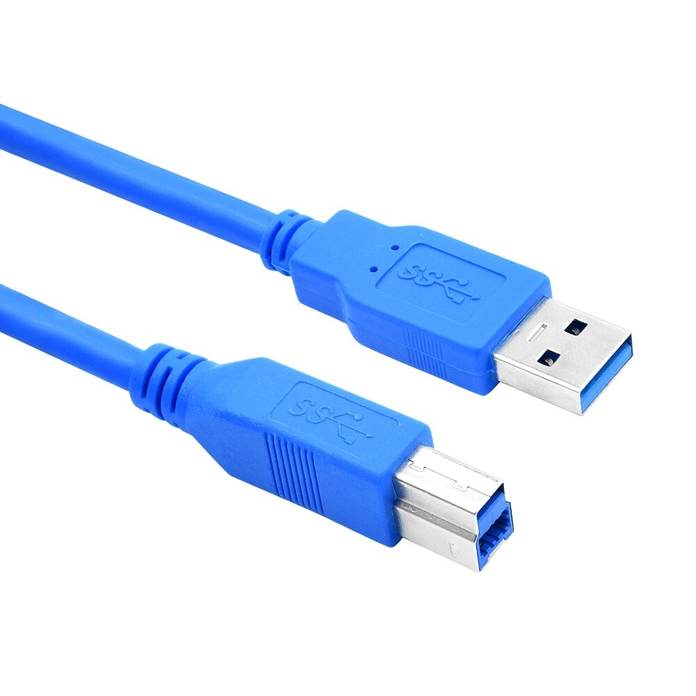 Кабель USB 3.0 AM/BM 1,5 м blue для периферії від компанії Price Killer - фото 1