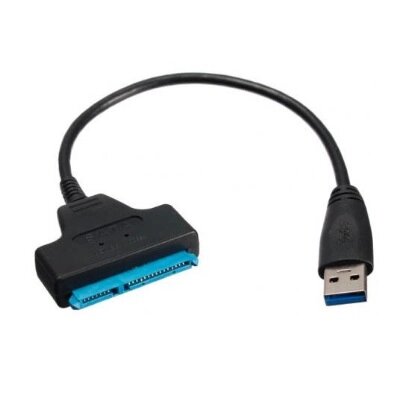 Кабель Usb 3.0 AM to SATA black 0.1m для HDD/SSD дисків від компанії Price Killer - фото 1