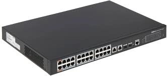 Керований комутатор POE PFS4226-24ET-240 48V з 24 портами POE 100Мбіт + 2 порти UP-Link 1000Мбіт + 2 порти SFP, від компанії Price Killer - фото 1