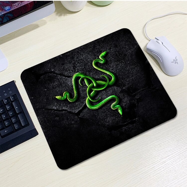 Килимок 200*240 тканинної RAZER 11, товщина 2 мм, колір Black/Green, Пакет від компанії Price Killer - фото 1