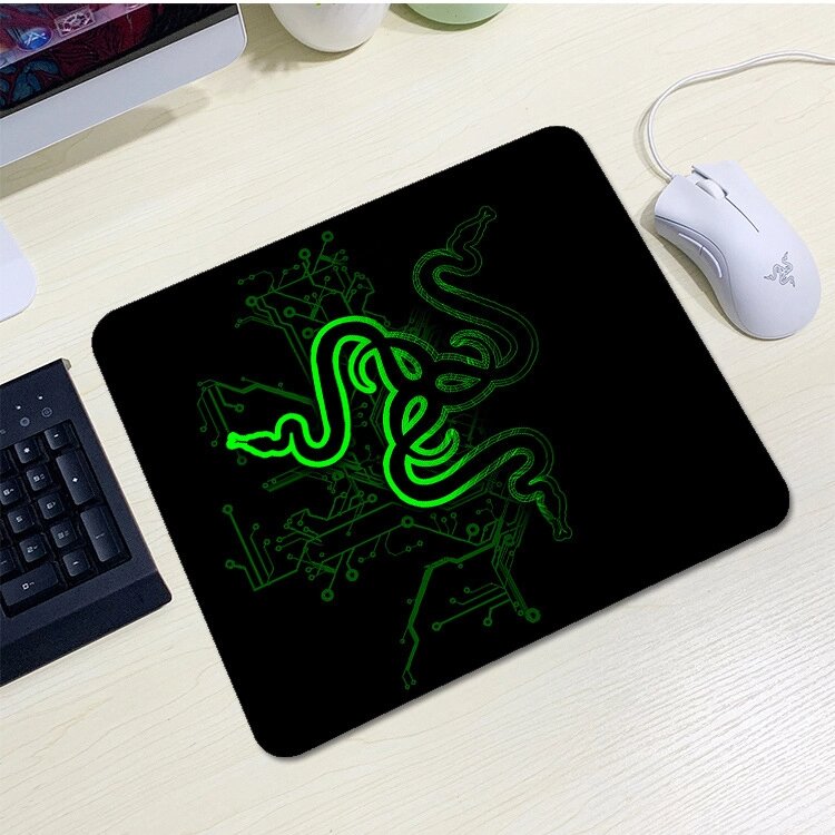 Килимок 200*240 тканинної RAZER 13, товщина 2 мм, колір Black/Green, Пакет від компанії Price Killer - фото 1