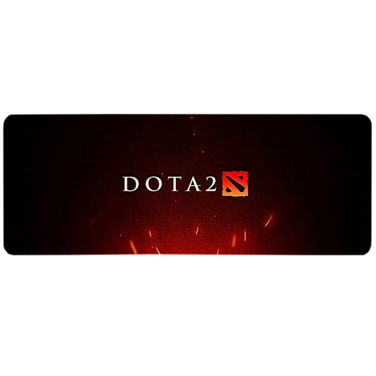 Килимок 300*700 тканинної DOTA2, товщина 3 мм, колір Black-Red, OEM від компанії Price Killer - фото 1