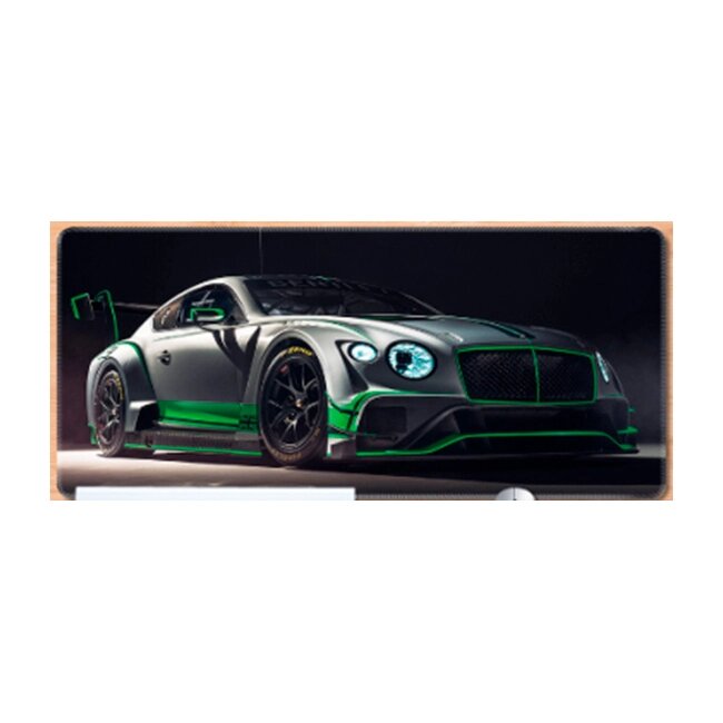 Килимок 300*800 тканинної Bentley Continental GT3 з бічною прошивкою, товщина 3 мм, Grey, Пакет від компанії Price Killer - фото 1