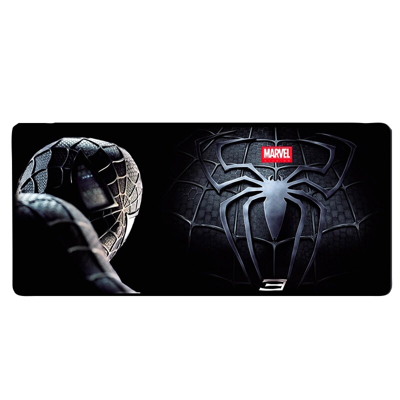 Килимок 300*800 тканинної Spider Man 11 з бічною прошивкою, товщина 3 мм, Black, Пакет від компанії Price Killer - фото 1