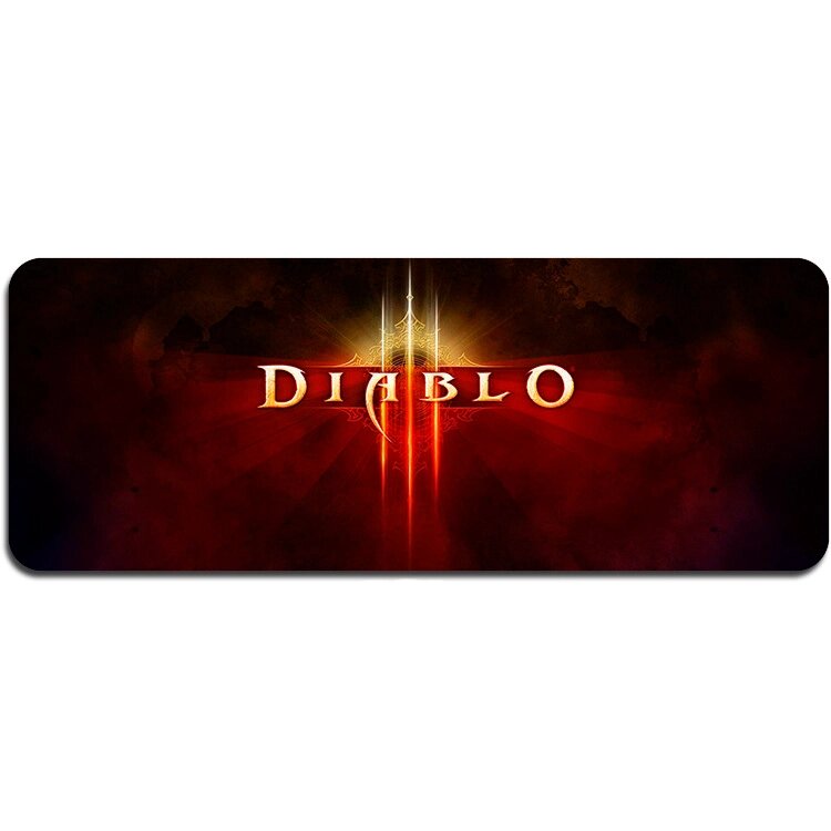 Килимок 400*900 тканинної "Diablo6" з бічною прошивкою, товщина 2 мм, Пакет від компанії Price Killer - фото 1