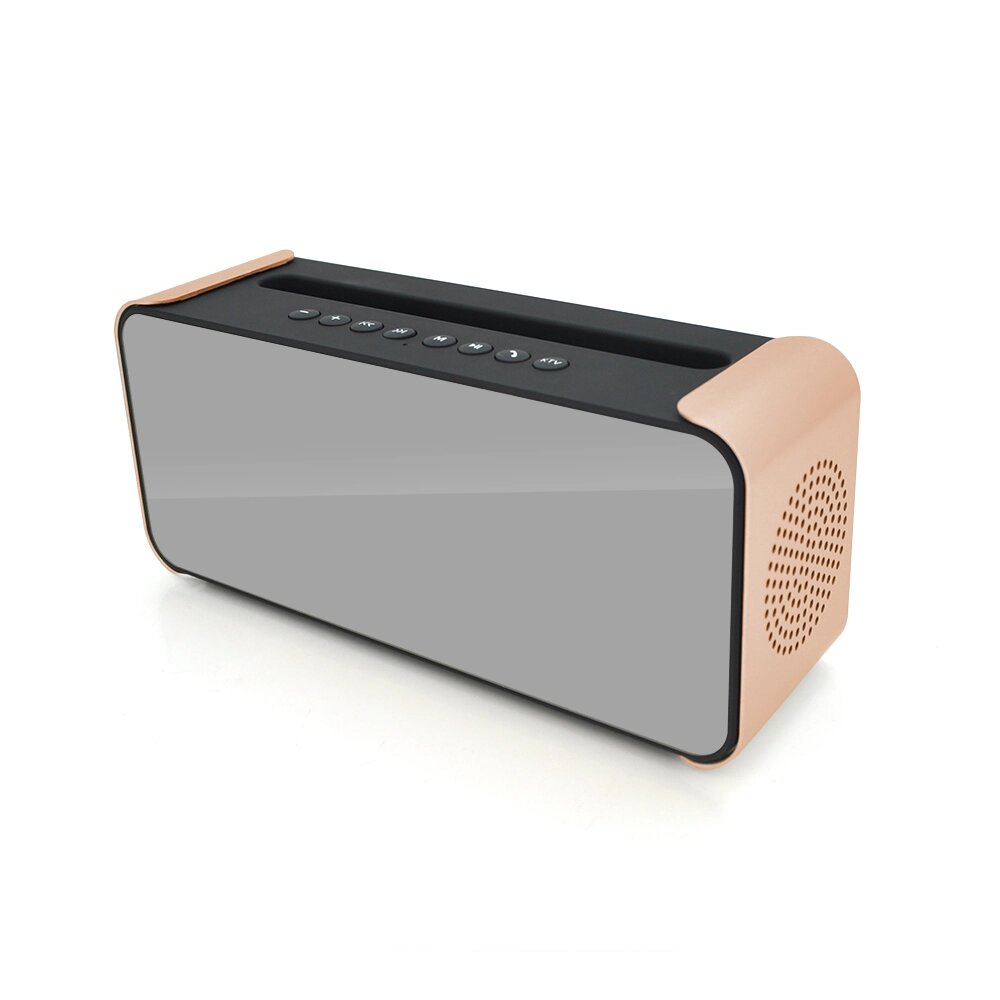 Колонка K300 Bluetooth 4.1 до 10m, 2х3W, 4Ω, 1200mAh, 90dB, TF card/USB, DC 5V, Rose-gold від компанії Price Killer - фото 1