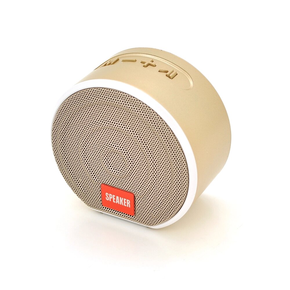 Колонка T8 Bluetooth 4.1 до 10m, 1х3W, 4Ω, 600mAh, 90dB, TF card/USB, DC 5V, Gold від компанії Price Killer - фото 1