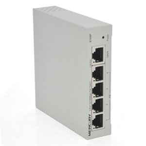 Комутатор POE 48V Mercury S105P 4 портів POE + 1 порт Ethernet (Uplink ) 10/100 Мбіт / сек, БП в комплекті, BOX Q200