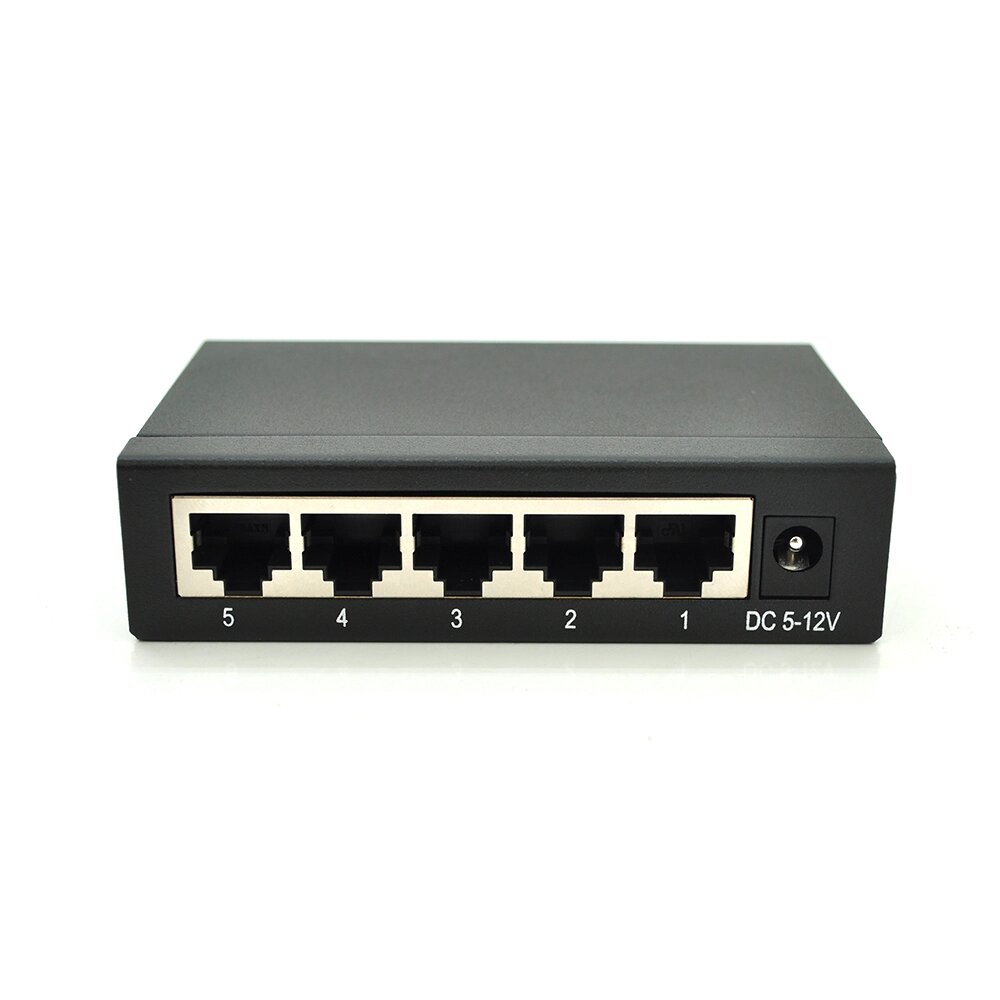 Комутатор Dinkia DS-1005P 5 портів Ethernet 10/100 Мбіт / сек, без БП, BOX від компанії Price Killer - фото 1