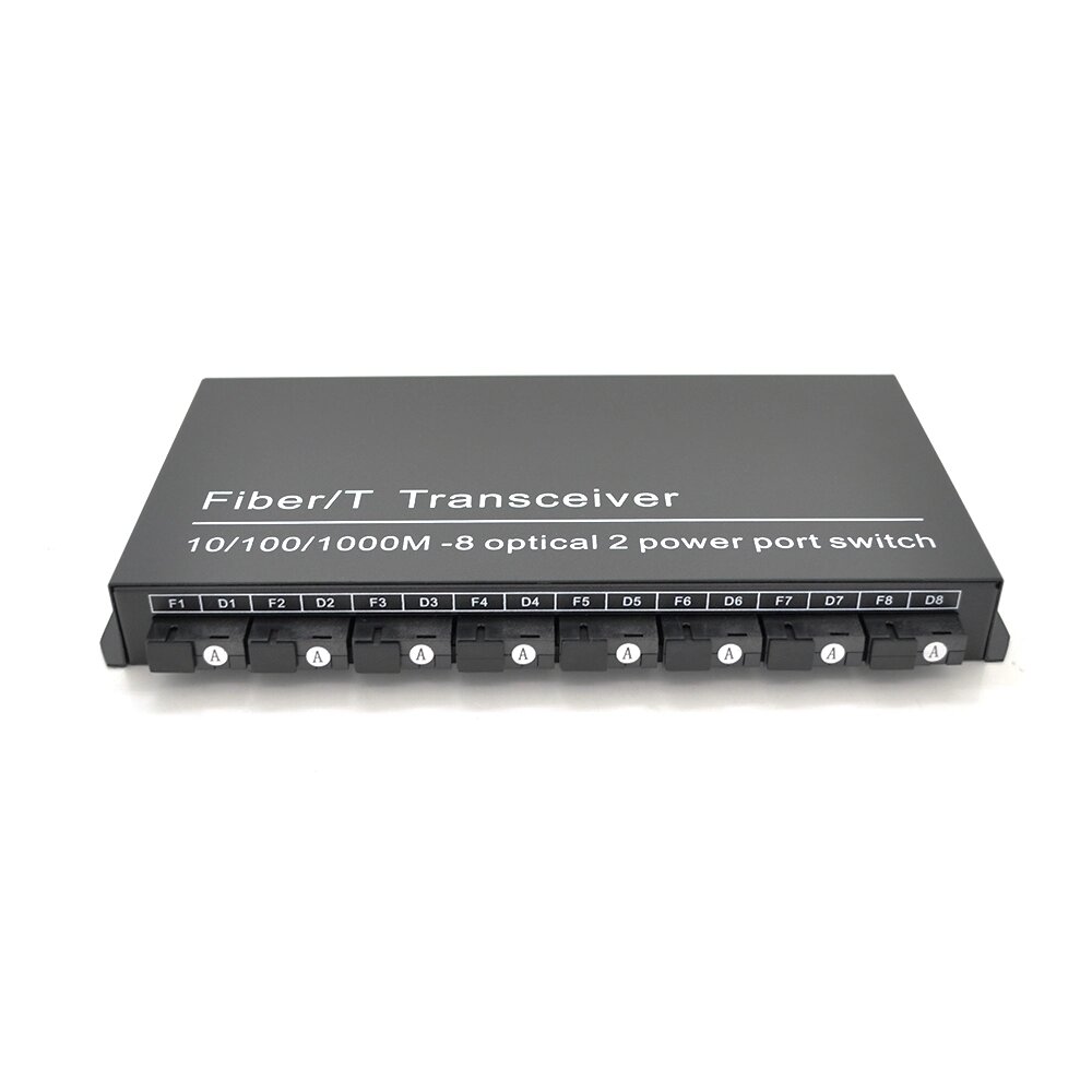 Комутатор UPLINK UFS CK-880IS8F2E Fiber Switch 8Fiber 100Mbps + 2 1000M RJ45 ports, корпус метал, БП в комплекті від компанії Price Killer - фото 1