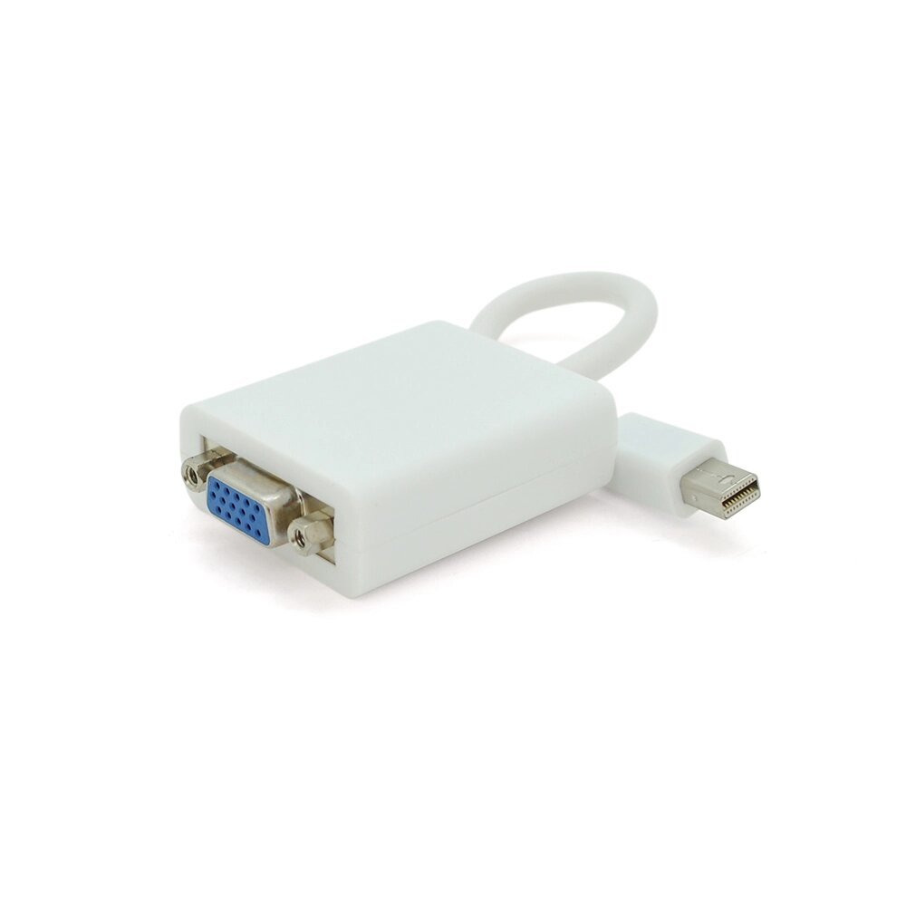 Конвертер mini Display Port ( тато ) на VGA ( тато ) 30cm, White, 4K/2K, Пакет від компанії Price Killer - фото 1