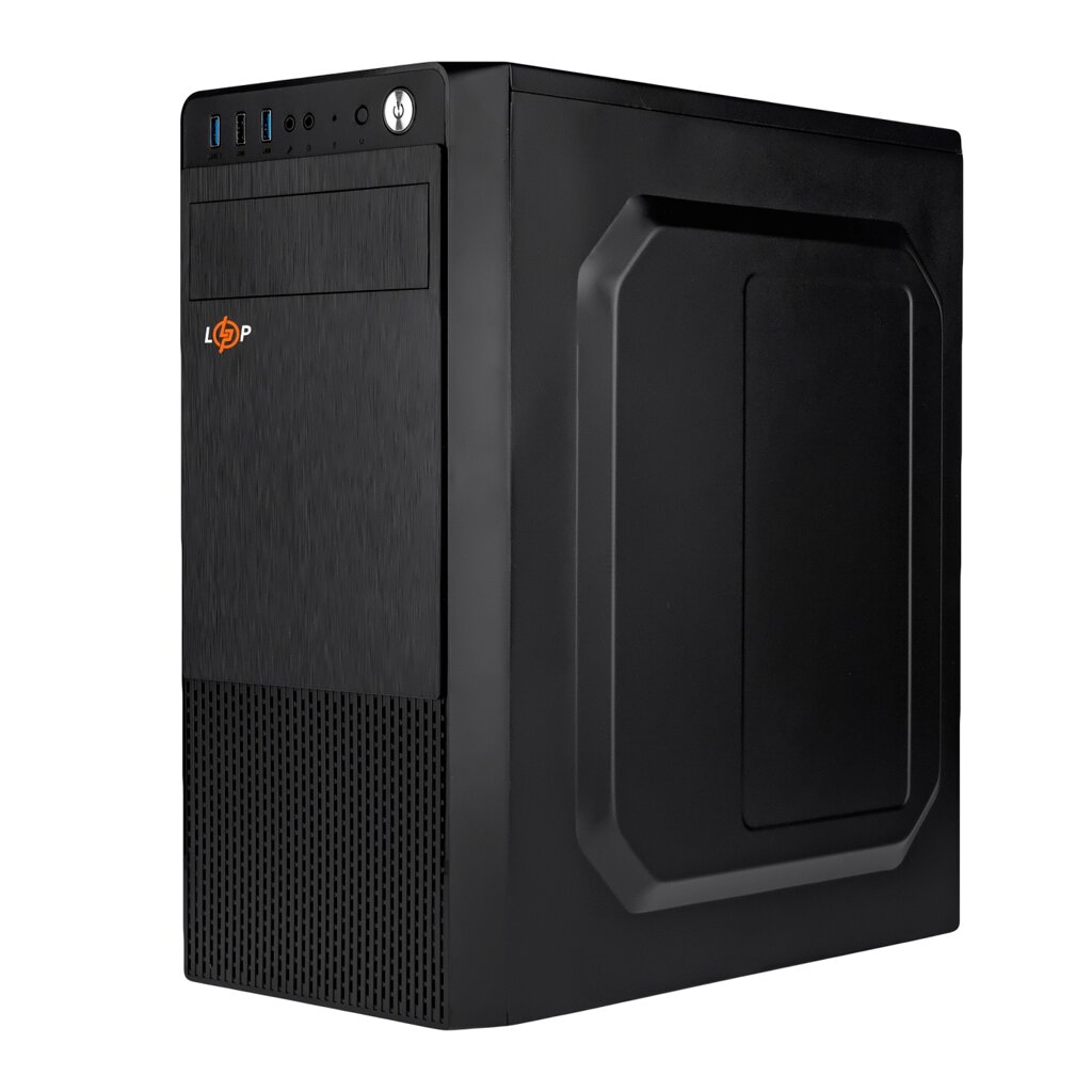 Корпус БЕЗ БЖ LP 2109 - black case chassis cover 1xUSB2.0, 2xUSB3.0 від компанії Price Killer - фото 1