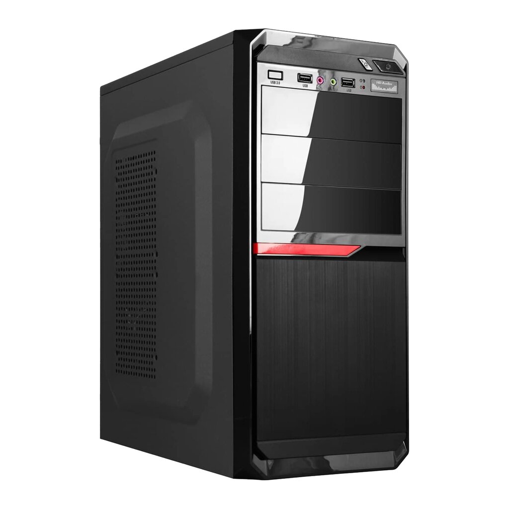 Корпус LP 2111 - 400W 8 см black case chassis cover 2xUSB2.0, 1xUSB3.0 від компанії Price Killer - фото 1