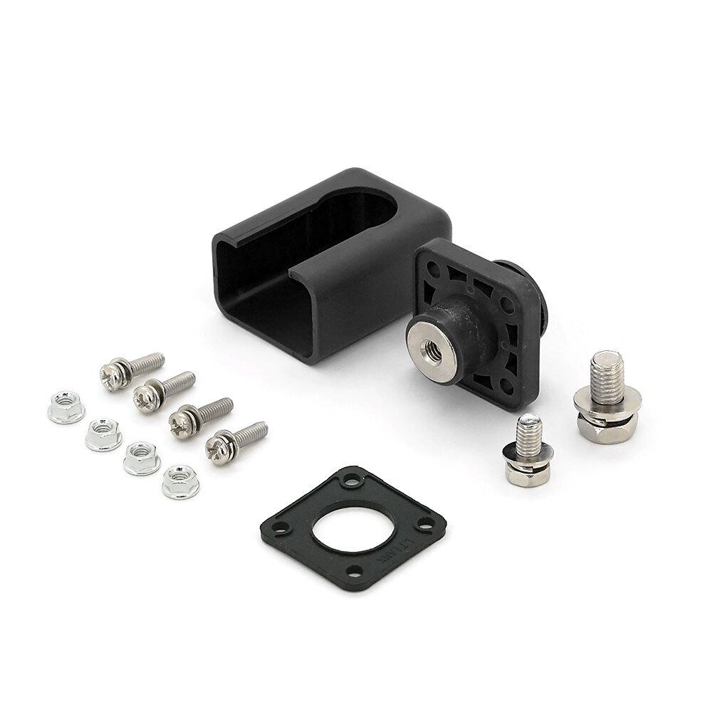 Корпусна прохідна клема М8-M6, 200A, 1000V, мідь, Black від компанії Price Killer - фото 1