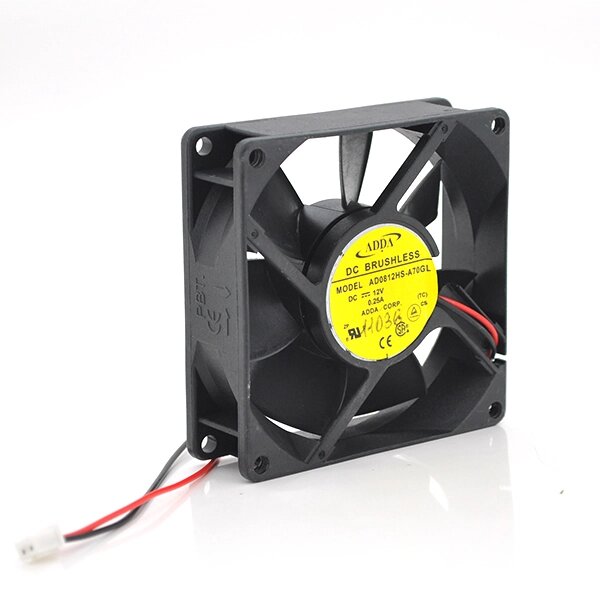 Кулер корпусної Merlion 8025 DC sleeve fan 2pin - 80 * 80 * 25мм, 1500об / хв від компанії Price Killer - фото 1