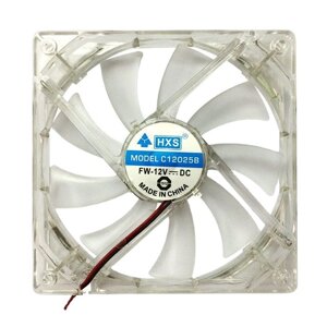 Кулер корпусної 12025 DC sleeve fan 4pin - 120 * 120 * 25мм, 12V/0,15A, 1900об / хв, Blue