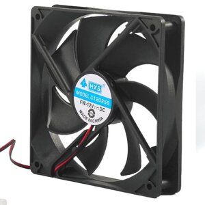 Кулер корпусної Merlion EZF 12025 DC sleeve fan 2pin MOLEX - 120 * 120 * 25мм, 12V/0.18A, 1100об / хв