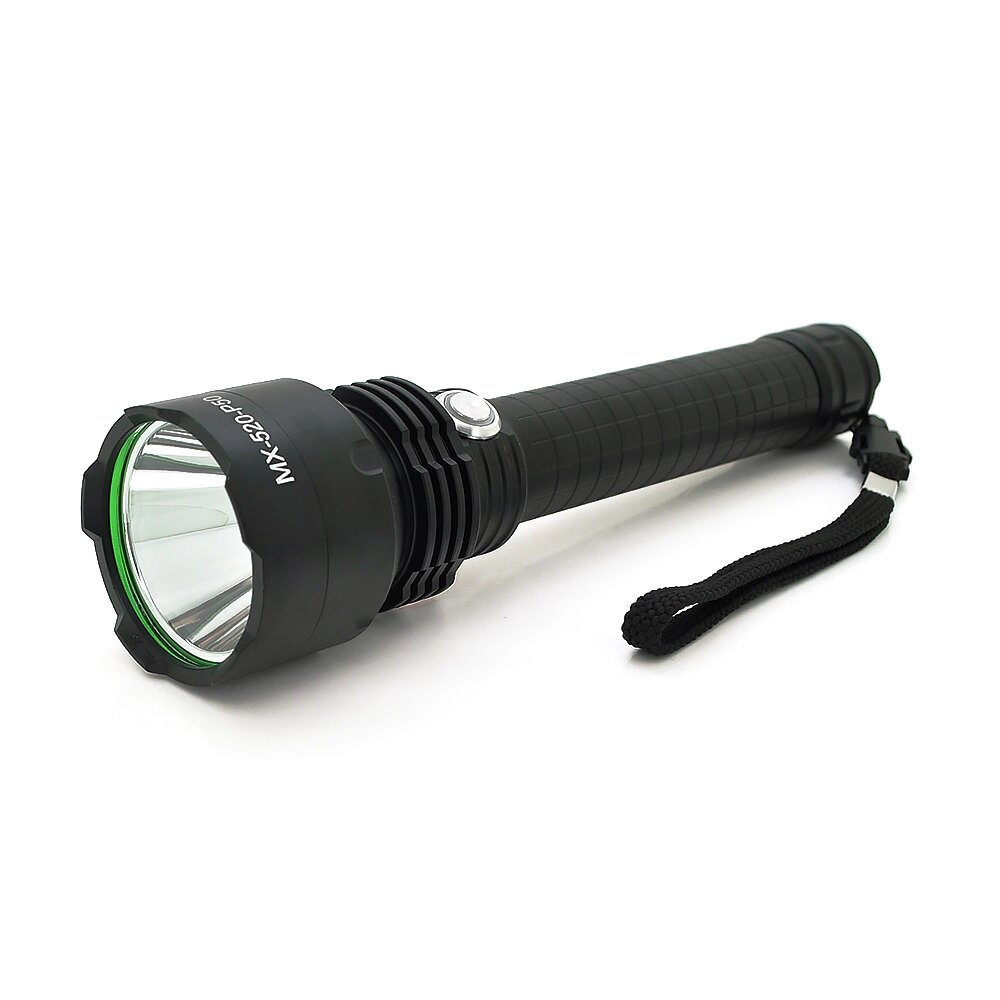 Ліхтар ручної POWERMASTER MX-520-P50, 1LED XPE led, 3.5W, 5 режиму, 2х 26650 /9800mah, Black, IP40, кабель USB- micro, від компанії Price Killer - фото 1